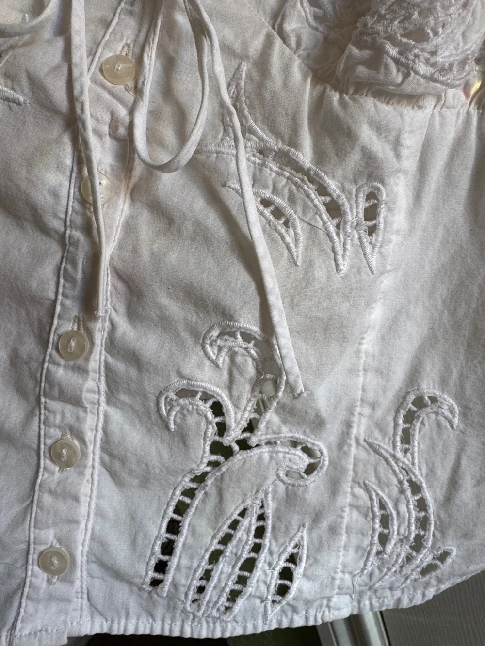 Free People cotton double straps top
